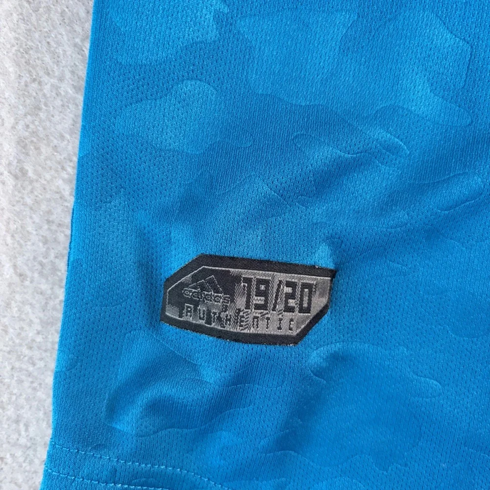Adidas Juventus 2019/20 Away Jersey Blue Camo Mens XL Soccer Shirt 12 Jeep